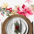 thumbnail image 4 of Christmas Tablecloth Winter Holiday Washable Pink Christmas Tree Table for New Year's Party Decor 60x60 Inch, 4 of 7