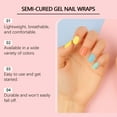 thumbnail image 6 of FSTDelivery 24pcs Spring Colorfull Glue on Nails Set for Women Girl,Medium Square Fake Nails Acrylic Shine Glossy Press on Nails for Office Daily Wedding,Full Nail Wrap Gift for Valentine's Holiday, 6 of 9