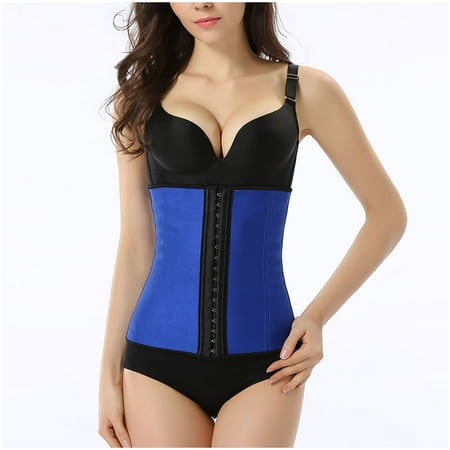 MuZeFu Shapewear for Women Tummy Control Plus Size Womens Court Corset Short Waist Clip Steel Frame Body Shaping Garment Waist Corset Body Shaping Underwear Vest Body Shaping Top