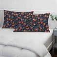 thumbnail image 4 of Pink Lemons Throw Pillow Covers, Summer Botanical Watercolor Retro Art Soft Breathable Pillow Cases with Invisible Zipper for Sleeping, King Size Pillowcases for Couch Bed Sofa Chair 20x36 Inches, 4 of 9
