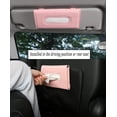 thumbnail image 2 of RUseeN Car Tissue Holder, Tissue Holder for Car with High-End Lotion Facial Tissues, Car Visor Tissue Dispenser, Car Napkin Holder, PU Leather Tissue Holder in car, Sun Visor Accessory, Pink, 2 of 7