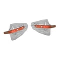 thumbnail image 2 of jiaping 2x Handlebar Wind Deflector Universal Wind Motorbike Hand Protector Brown and Orange, 2 of 9