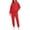 21# Red, variant on Huankd Women's Fleece Tracksuit 2 Piece Lounge Set Oversized Hoodie Sweatshirt and Comfortable Joggers Fall Fashion Outfit Red XL