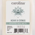 thumbnail image 4 of Carolina Candle Agave Citrus 2.46oz Wax Melt, Aromatherapy, 6 Cube, White, 4 of 5