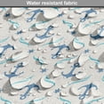 thumbnail image 5 of Anchor Dog Crate Cover, Yachting Theme Pattern with Abstract Ocean Waves and Blue Stars, Easy to Use Pet Kennel Cover for Medium Large Dogs, 35" x 23" x 27", Beige Blue Pale Blue, by Ambesonne, 5 of 6