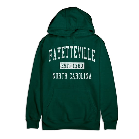Fayetteville North Carolina Classic Established Premium Cotton Hoodie