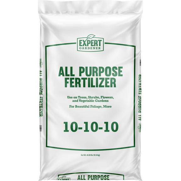 Expert Gardener All Purpose Plant Fertilizer, 10-10-10 Fertilizer, 40 lb.