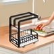 thumbnail image 4 of Estante de almacenamiento para trapos de cocina Fiudx escurridor de esponjas toallero multifuncional, 4 of 6
