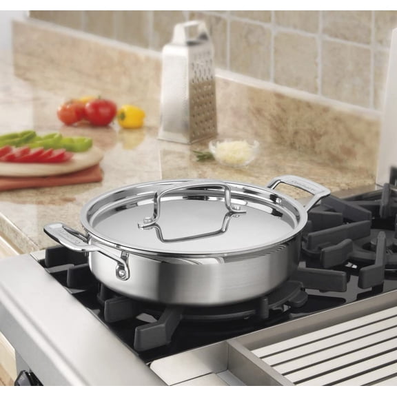 MultiClad Pro Stainless 3-Quart Casserole with Cover