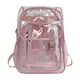 thumbnail image 1 of Mochila de estadio transparente y resistente con amplio compartimento para portátil y múltiples bolsillos para eventos de seguridad escolar y partidos deportivos. Aestivo | Rosa | AESTIVO, 1 of 7