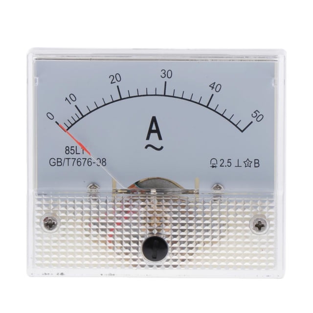 Medidor de corriente eléctri Sunnimix amperímetro panel analógico 0-50A