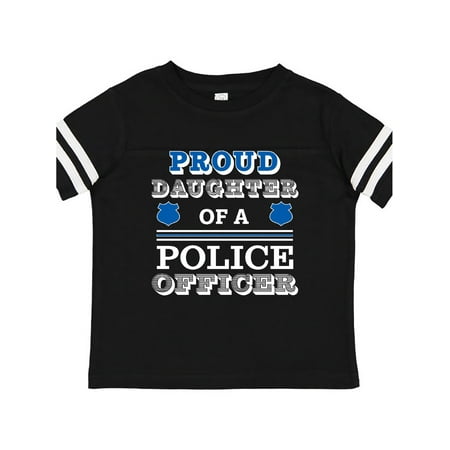

Inktastic Proud Daughter of a Police Officer Gift Toddler Toddler Girl T-Shirt