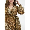 thumbnail image 4 of Maxi vestido Vaporoso Roman Fashion Tallas Extras 2387 Animal Print cafe 40 V-EXO-2387-PRINT, 4 of 5