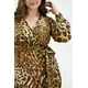 thumbnail image 4 of Maxi vestido Vaporoso Roman Fashion Tallas Extras 2387 Animal Print cafe 40 V-EXO-2387-PRINT, 4 of 5