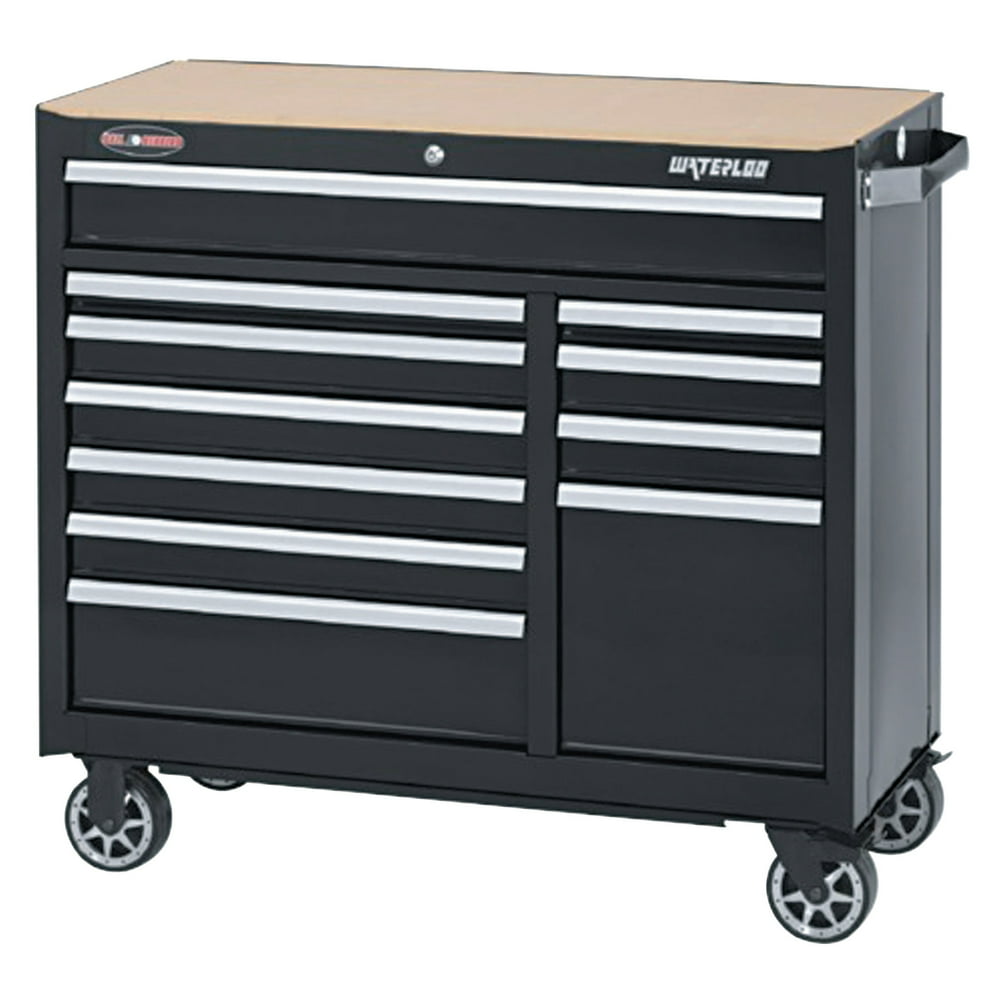 Waterloo Series 41 in x 18 in x 37 1/4 in, 11 Drawers, Black