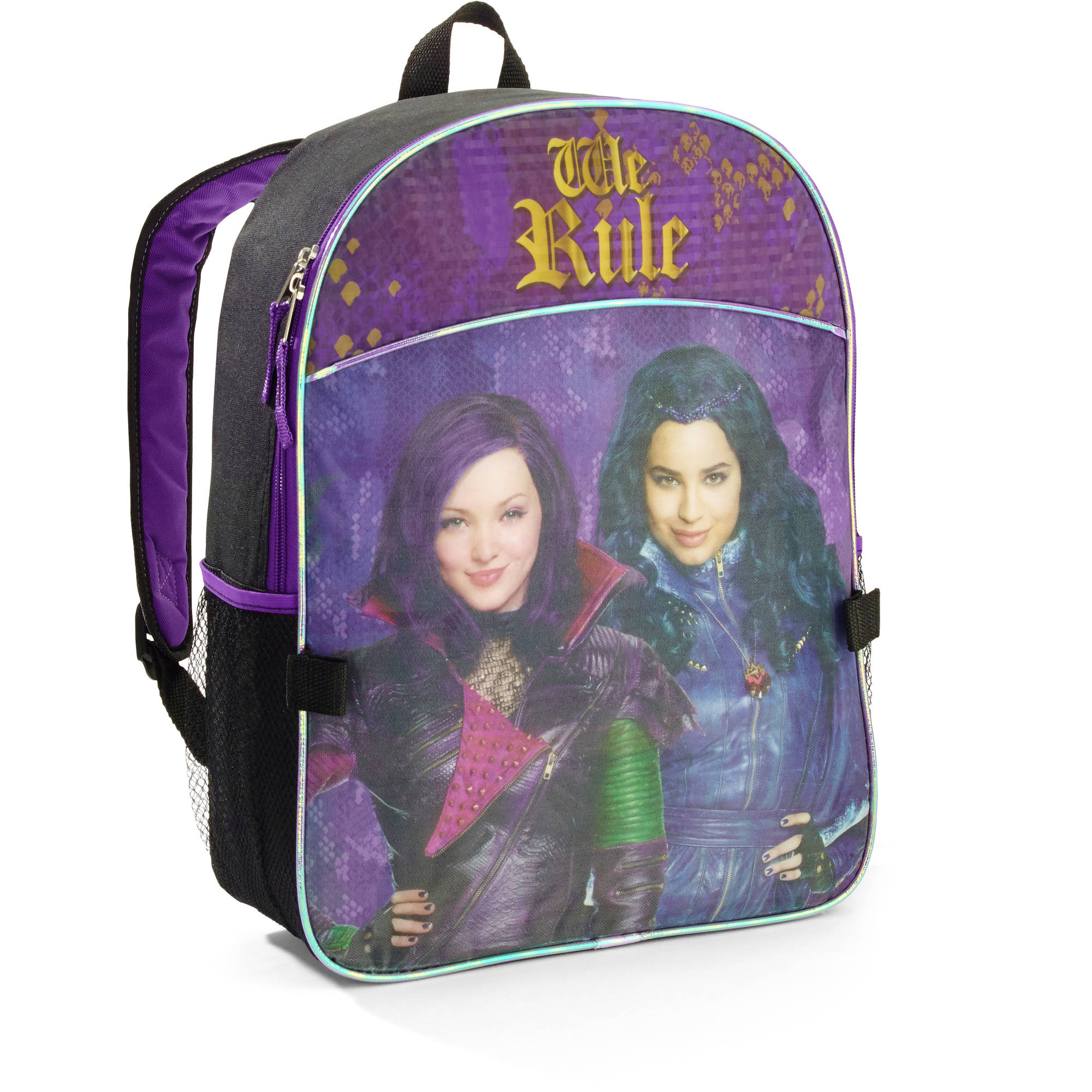 Disney Descendants Girls' Pink Child Backpack with Lunch Bag Set