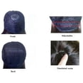 thumbnail image 5 of Fiudx Peluca Negra, Pieza Larga de Cabello Sintético, Estilo Resistente Al Calor de Alta Densidad, Peluca Completa para Disfraces, Fiestas de Disfraces, Accesorio para Mujer, Incluye Redecilla., 5 of 5