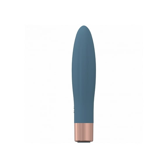 LoveLine Fame Silicone Rechargeable 10 Speed Mini G-Spot Vibrator, Blue