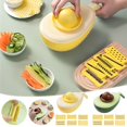 thumbnail image 1 of ¡Compra y Ahorra!, Picadora de verduras multifunción 6 en 1, artefacto para cortar verduras, rallador de patatas, cortador de verduras multifuncional para cocina Akmoler, 1 of 9