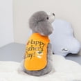 thumbnail image 3 of Dog Shirt for Small Dogs Sayings Design Happy Father's Day, 3 of 7
