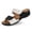 A-Gray191, variant on Women's Sandals Two Band Rhinestone Slides Adjustable Hook Loop Strap Wedge Platform Open Toe Casual Slide Sandals