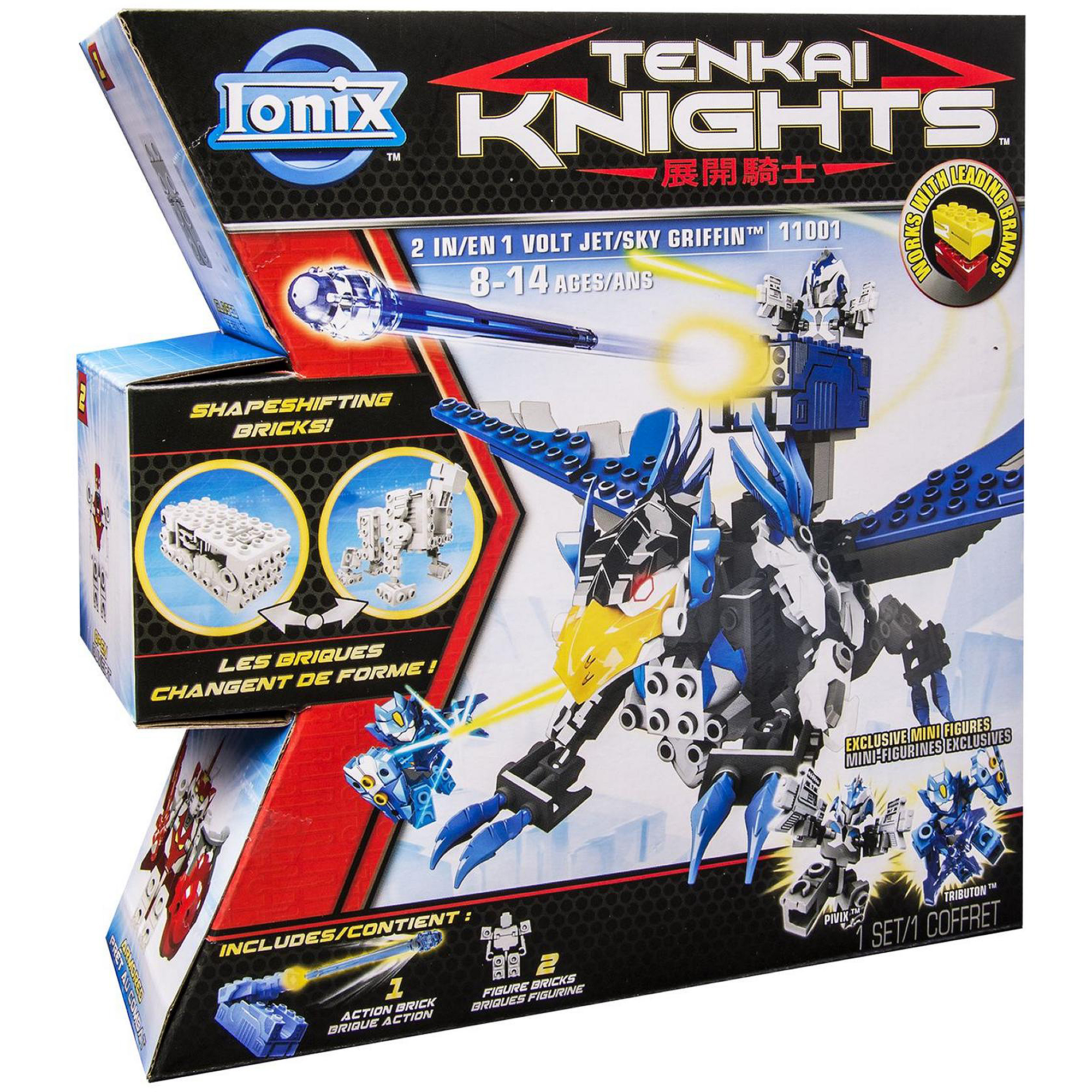 Ionix Tenkai Knights 2-in-1 Volt Jey/Sky Griffin Building Set - image 4 of 4