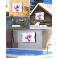 thumbnail image 2 of Outdoor TV Cover 40 to 43 Inch Weatherproof, Modern Abstract Tulip Flower Waterproof TV Screen Protector for Outside Decor with Zipper and Pocket 40"L x 25"H , Pink, 2 of 7