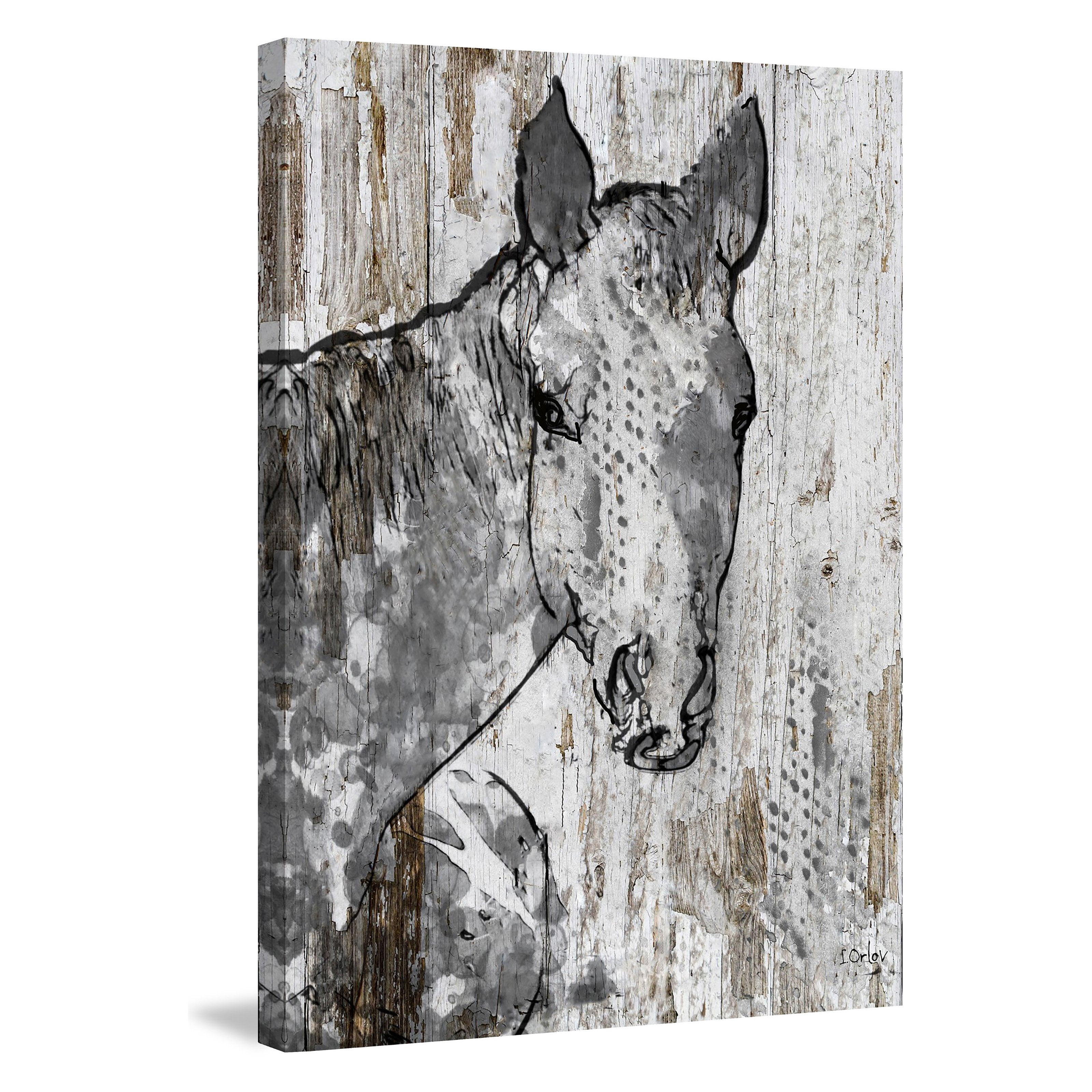 "Beauty" Painting Print on Wrapped Canvas