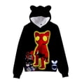 thumbnail image 3 of Roblox-Jersey con capucha para niños, suéter con orejas de gato, figura de Escape de las puertas, 3D, regalos para niños, nuevo, 3 of 4