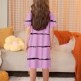 thumbnail image 5 of RXIRUCGD 2025 Vêtements d'Été pour Enfants 3-12 Ans Mode Imprimée Pyjama Rêveur Mi-Mollet Chemise de Nuit, 5 of 5