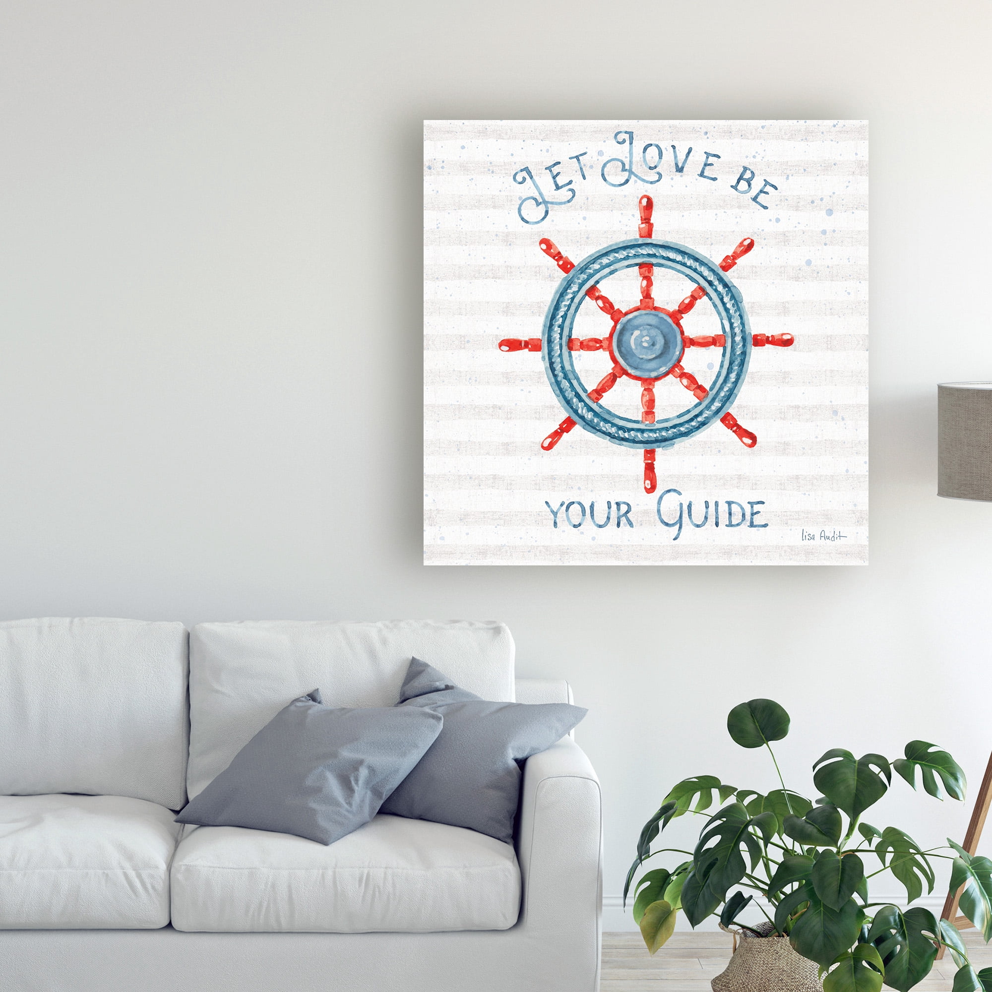 Trademark Fine Art 'Nautical Life V' Canvas Art by Lisa Audit