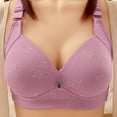 thumbnail image 3 of Ozmmyan Wirefree Bras for Women ,Plus Size Adjustable Shoulder Straps Lace Bra Wirefreee Extra-Elastic Bra Active Yoga Sports Bras 36B/C-44B/C, Summer, 3 of 3