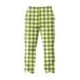thumbnail image 6 of GrmtClth Plush Warm Pajama Pants Men Trendy Flannel Fleece Comfy Soft Plaid Sleep Pant Winter Thermal Fuzzy Pj Pants with Pockets Light Green XL, 6 of 6