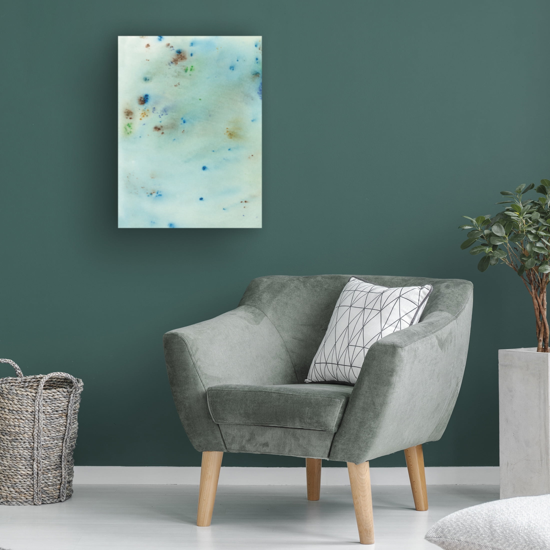 Canvas Wall Art - Jodi Fuchs 'Hawaiian Rain III' Wall Art for Living Room, Bedroom, or Office Décor by Trademark Fine Art - 35 x 47 Inches