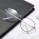 thumbnail image 2 of Gafas de miopía con forma de oreja de gato y espejo plano antiluz azul para mujer, estilo niña, bonitas gafas de miopía con forma de ojo de gato y espejo terminado, 2 of 4