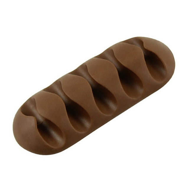 braveheart Silicone Cable Winder Desktop Management Clip Cable Holders Cable Organizer Good coffee 1Set