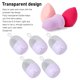 thumbnail image 4 of Cajas de almacenamiento ANGGREK portátiles transparentes de huevos de belleza, 4 of 8