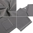thumbnail image 5 of Women Robe Zipper Front Loungewear 3/4 Sleeve Nightgown Bathrobe Ladies Lounge Dress Sleepwear with Pockets, 5 of 5