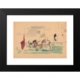 thumbnail image 2 of Ivan Ivanec 14x11 Black Modern Framed Museum Art Print Titled - Sketch of the Historical Scene (1915-1941), 2 of 5