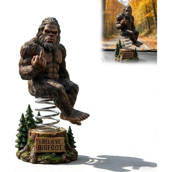 Bigfoot Dashboard Bobblehead Sasquatch Car Interior Figurine