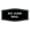Black / Silver, variant on Signs ByLITA Fancy No Junk Mail Sign (Ivory/Dark Brown) - Small