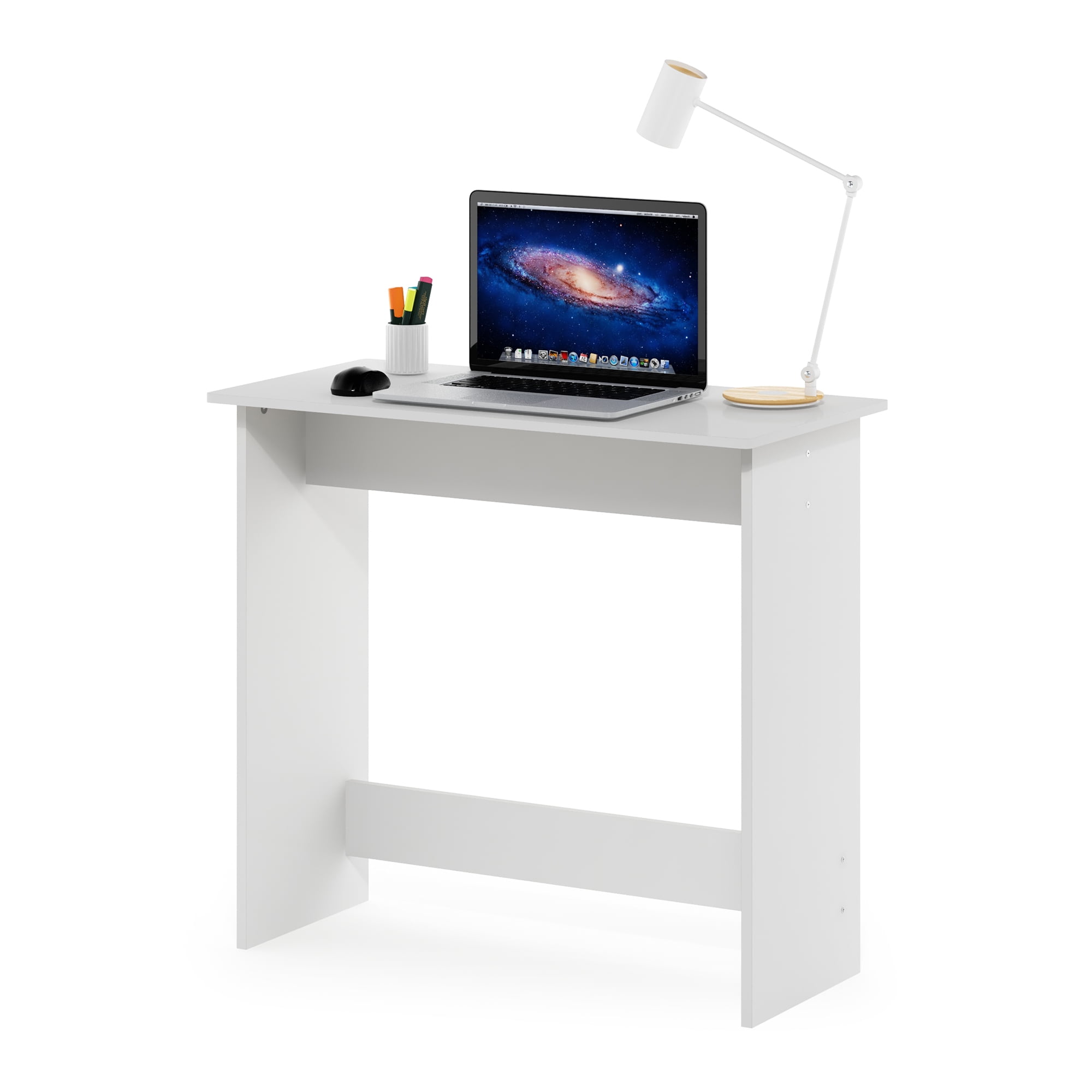 Furinno 15.5 x 31.5 x 29.75 in. Simplistic Study Table White