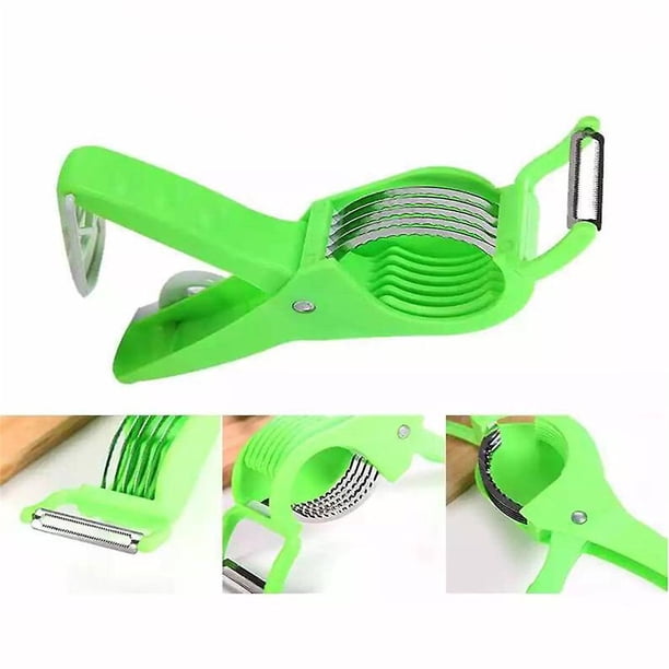2pcs Kitchen Vegetable Peeler Stainless Steel Melon Planer Double-Head Peeler Household Multiple-Function Fruit And Vegetable Peeler