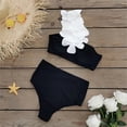 thumbnail image 5 of Sngxgn Swimsuits for Women Modest Tummy Control Swimdress Vintage Bathing Suits Swimwear(Black,M), 5 of 6