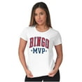 thumbnail image 3 of Funny Bingo Grandma Grandmother Gigi Womens Fitted Plus Size Graphic Tee Brisco Brands 2X, 3 of 5