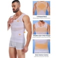 thumbnail image 2 of Vaslanda Men's Gynomastica Compression Shirt for Body Shaper Slimming Vest Tight Tummy Underwear Tank Top, 2 of 6
