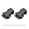 thumbnail image 5 of 56x41x16mm Rebound Self-Locking Door Touch Catch Plastic Black 2 Pack, 5 of 5
