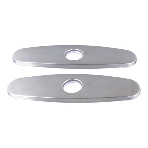 YAHHU 2‑Pack Stainless Steel Pull‑Down Faucet Cover Plate – Leak‑Proof, Easy Install, Modern Kitchen Sink Decor