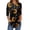 80#Dark Gray, variant on Womens Fashion 3/4 Sleeves Tops Fall Crew Neckline Loose Fitting Type Button Down Business Work T Shirts