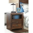 thumbnail image 2 of One Drawer Night Stand-Hammerstead-Brown, 2 of 7